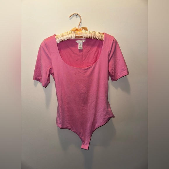 H&M Tops - H&M Pink Bodysuit Top